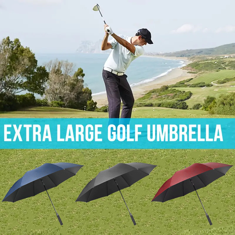 MZD Unbreakable High Quality Windproof Large Umbrella EVA handle Strong 190T Waterproof Umbrella Custom Golf Umbrellas