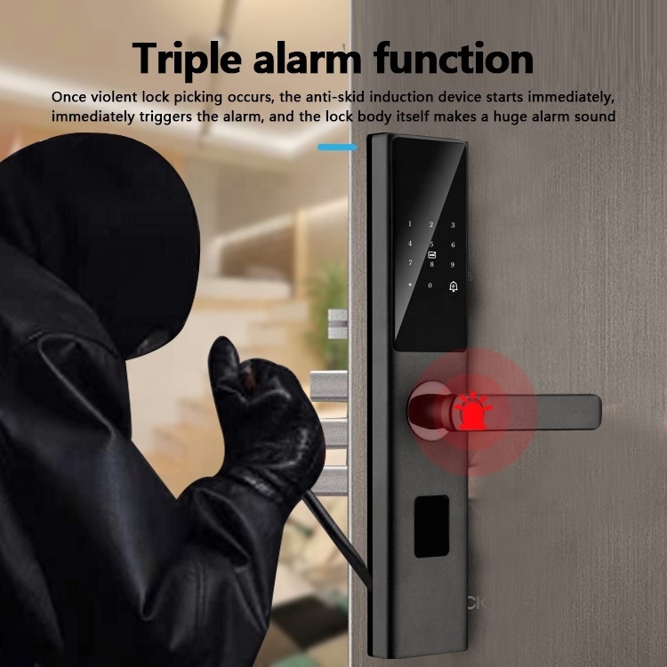 Tuya Smart Life APP Wireless Control Travel Security Door Lock Keyless USB Rechargeable Smart Fingerprint Padlock Fingerprint