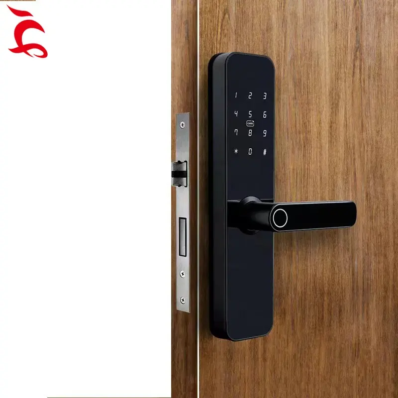 Fingerprint and Password IC Card Smart Door Lock with TUYA WIFI or TT Lock APP Viewer Vision Digital