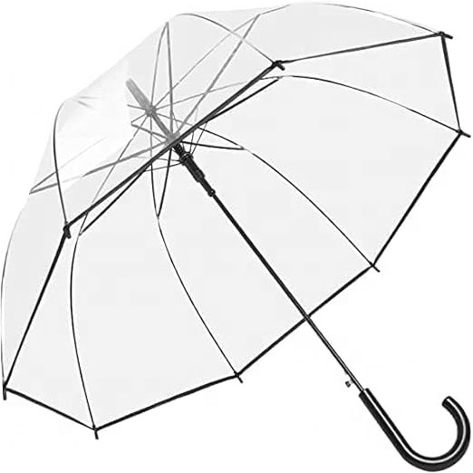 Custom Automatic Open Transparent Clear Umbrellas For the Rain