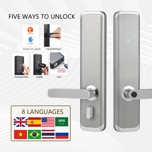 MZD  Keyless Entry With smart locks for front door wi-fi zigbee security smart home door lock smart lock For Apartment