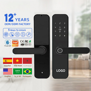 MZD High Security smart door lock with remote control electric door lock smart tuya smart lock for Home