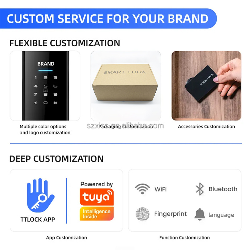 MZD factory wholesale Tuya TTlock System Electric smart pad lock wifi smart lock smart lock For hotel