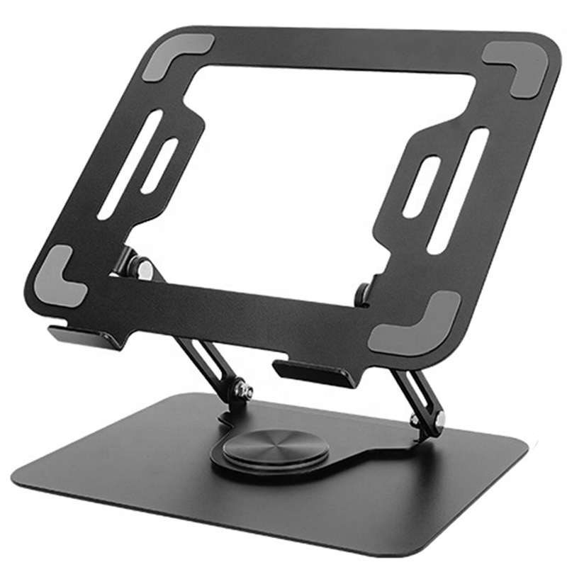 New Ergonomic 360 Rotatable Height Adjustable Foldable Metal Universal Laptop Stand for iPad MacBook