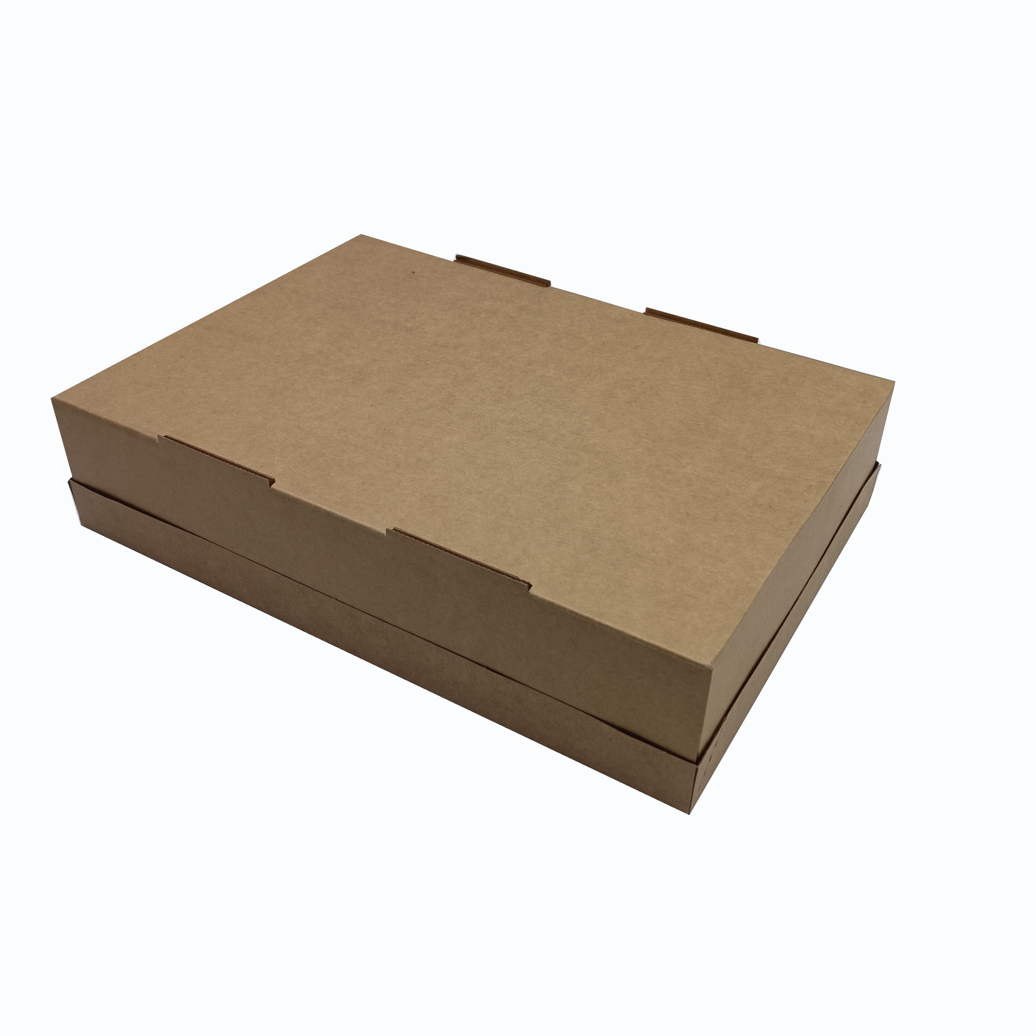 Custom Size Food Packaging Box Panic Food Box Kraft Paper Clear Lid Window Cake Box