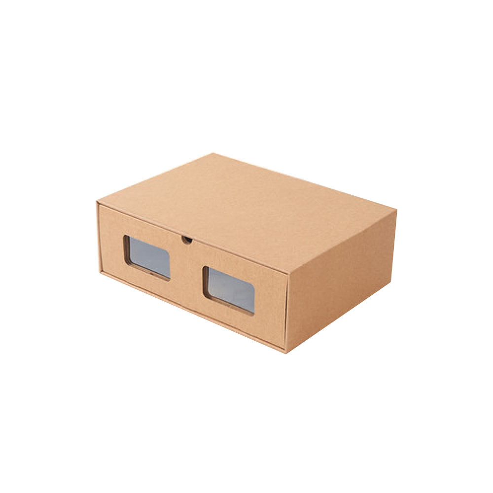 Custom Logo Colored Paper Shipping Drawer Box Shoes Storage Box Clothing Cardboard Box