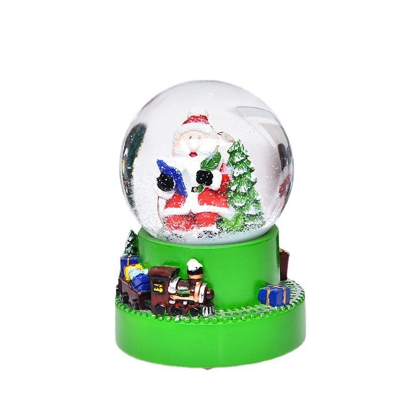 Custom personalized trip souvenir gift glass dome snowglobe resin dubai country crystal ball city snow globe with building