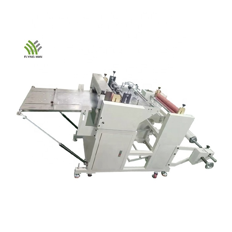 Canvas Roll to Sheet Cutter Gauze Cutting and Stripping Machine Non-woven Fabric Sheet Cutter