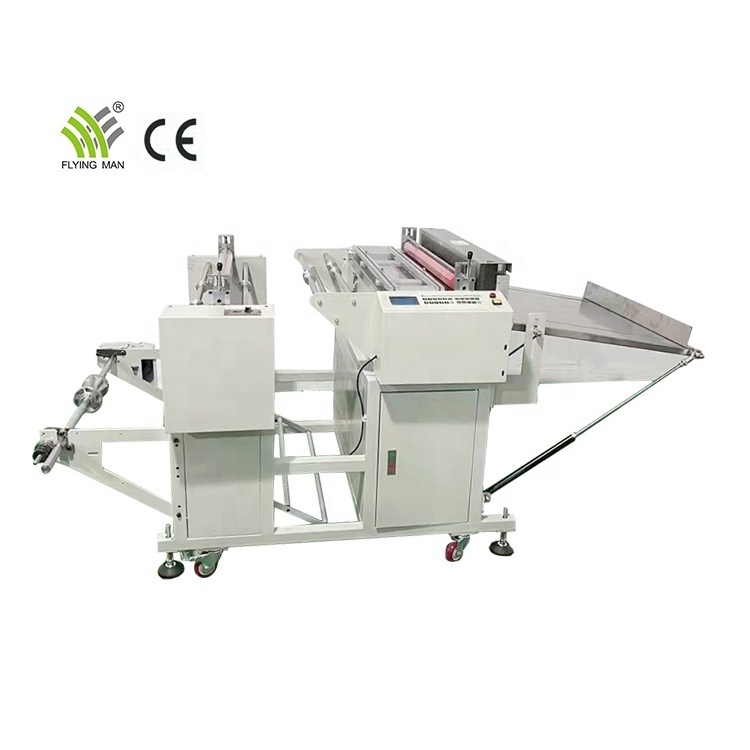 Canvas Roll to Sheet Cutter Gauze Cutting and Stripping Machine Non-woven Fabric Sheet Cutter