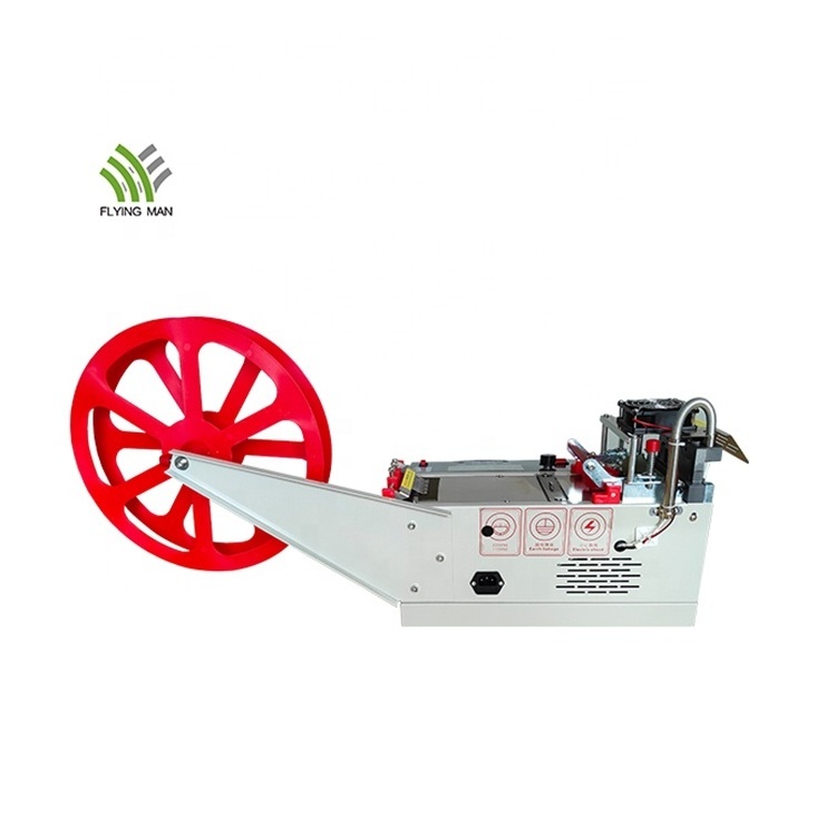 Automatic Hot Cut Satin Ribbon Cutting Machine Thick Webbing Hot Cutter Belt Hot Cutting Machine