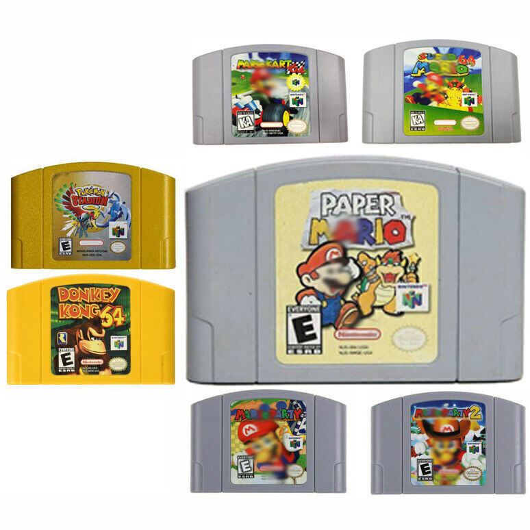 2023 EUR PAL Version 16 Bit Video N64 Game Cartridge For Nintendo 64 Game Console