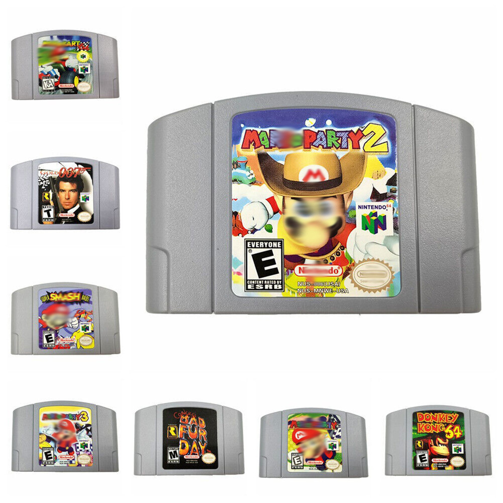 2023 EUR PAL Version 16 Bit Video N64 Game Cartridge For Nintendo 64 Game Console