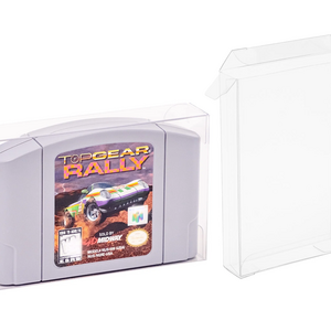 Clear Transparent Game Card Cartridge Box For N64 Games Cart Protector Case Boxes