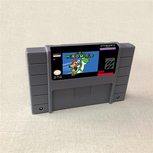 Super Marios World-For SNES RPG Game Card Version Battery Save Marios Video Game USA Gray 16 Bit Game Card