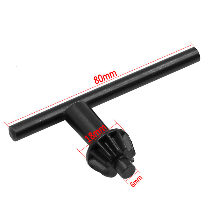 Electric Hand Drill Chuck Wrench Tool Part Drill Chuck Keys Applicable To Drill Chuck With Gum Cover