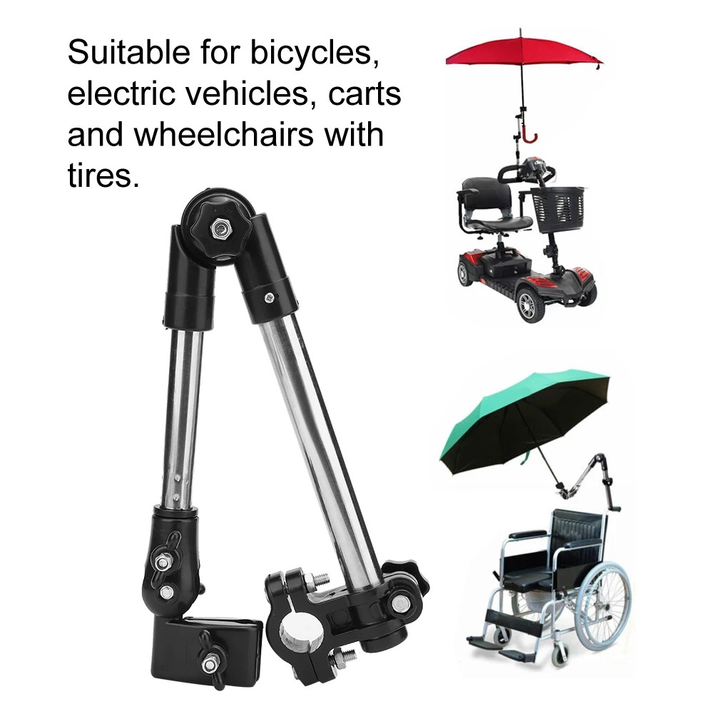 Baby Buggy Pram Stroller Umbrella Holder Mount Stand Handle Wheelchair Stroller Bicycle Umbrella Connector Holder