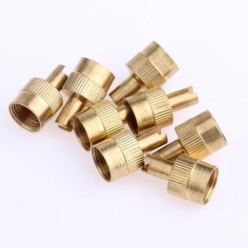 Slotted Head Valve Stem Caps with Core Remover Tool for Car Motorcycle for Schrader valves