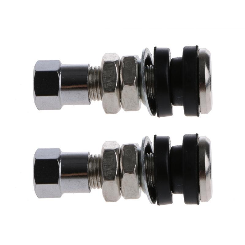 1 Pair Tire Wheel Valve Tubeless No Tube Stem Motorcycle Car Bike ATV Bicycle for motorcycles, motorbike, cars, bicycles 1 Pair