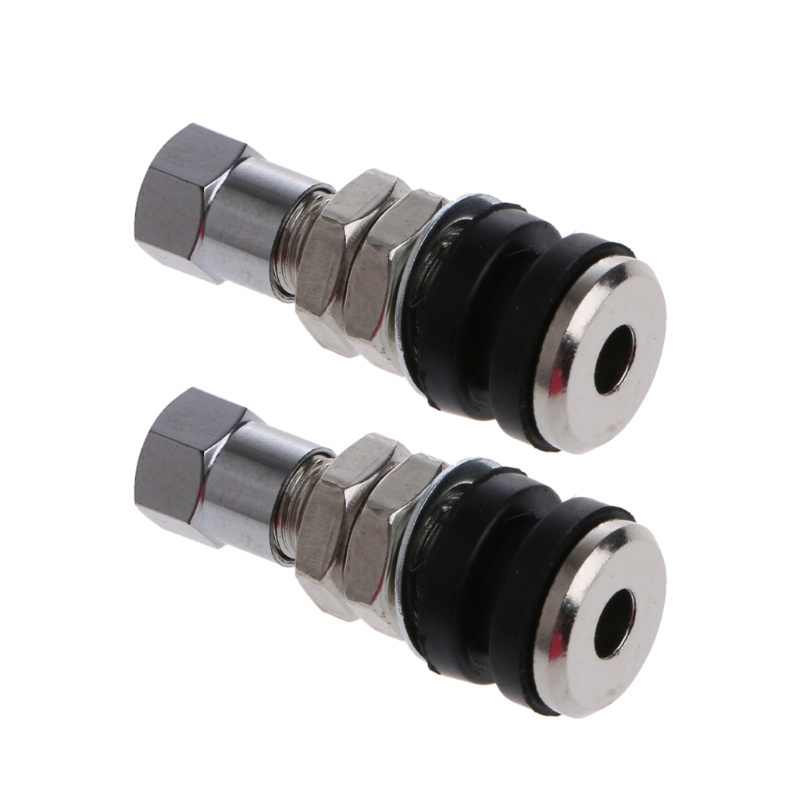 1 Pair Tire Wheel Valve Tubeless No Tube Stem Motorcycle Car Bike ATV Bicycle for motorcycles, motorbike, cars, bicycles 1 Pair