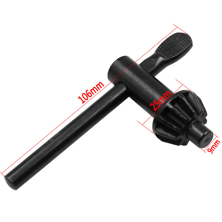 Electric Hand Drill Chuck Wrench Tool Part Drill Chuck Keys Applicable To Drill Chuck With Gum Cover