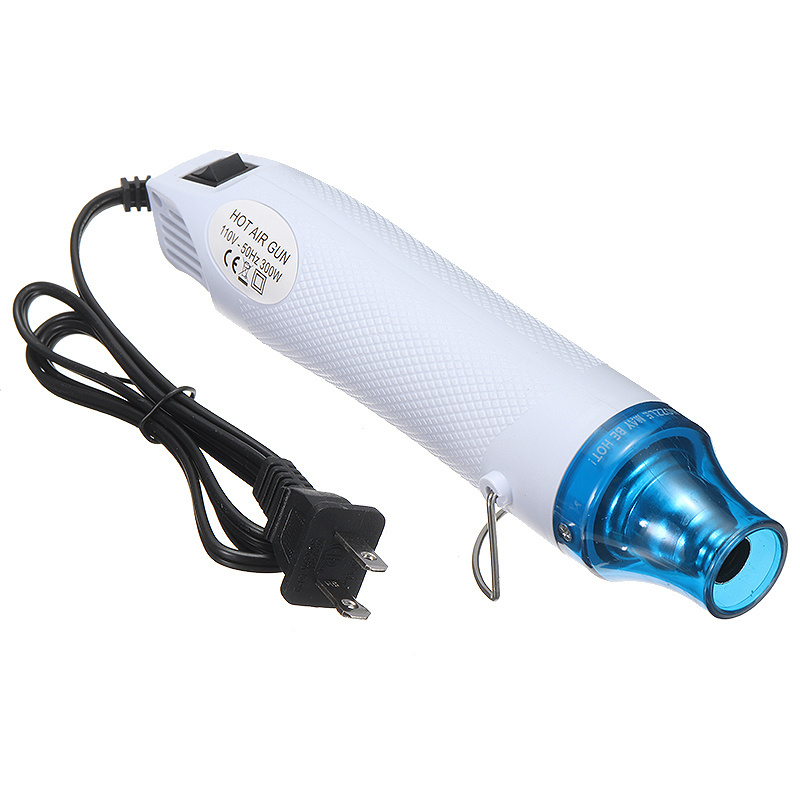 Hot Air Gun 110V / 220V 300W Heat Gun Electric Shrink Hair Dryer with Shrinking Plastic Power Tool for Heating DIY Accessories