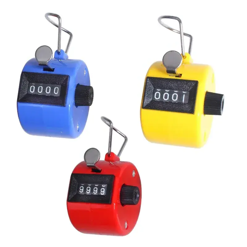 Mechanical Palm Click Counter Count Clicker Portable Hand Tally Counter Hand Held Counter Clicker for Fishing Golf