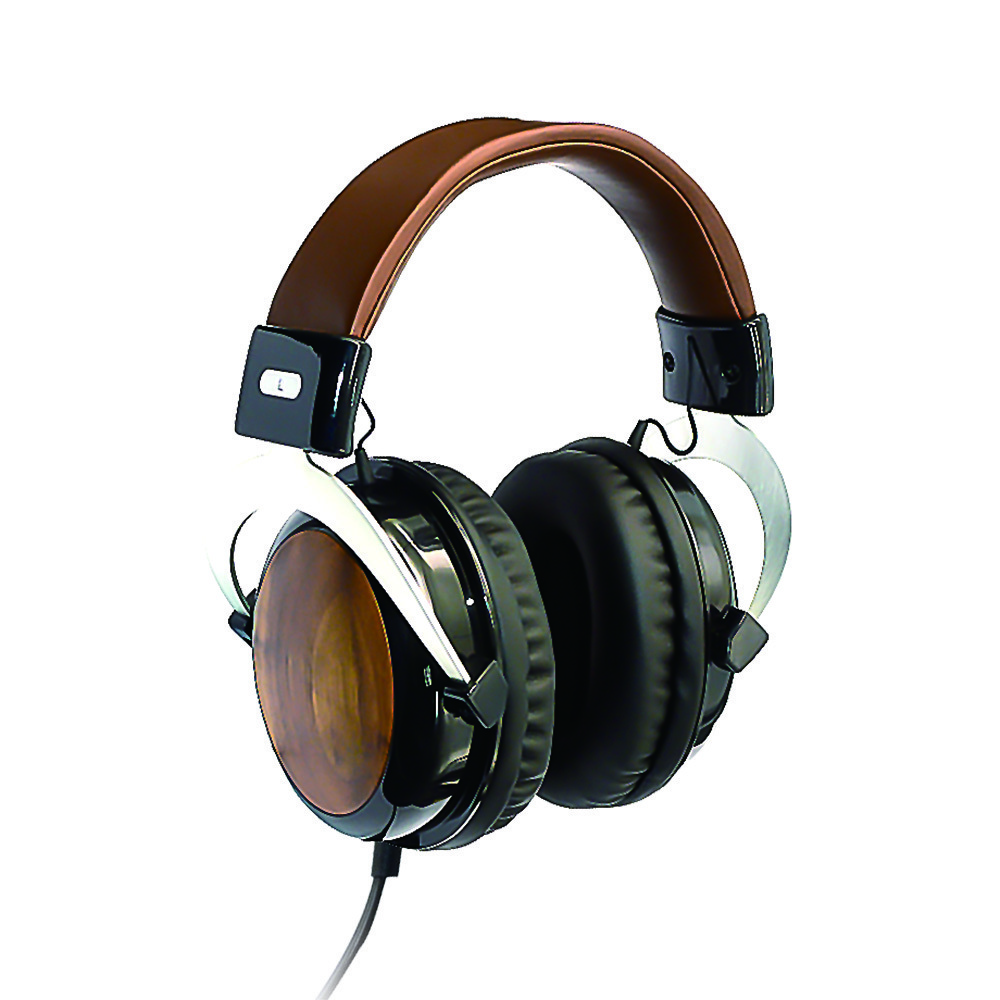 Hands-free Calls Wooden Bamboo Headset Wired Over Ear Headphones