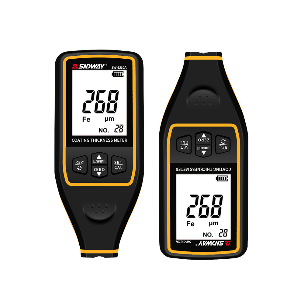 SNDWAY Digital Thickness Gauge Width Measuring Instruments Thickness Gauges Paint Film Coating Tester SW-6310A