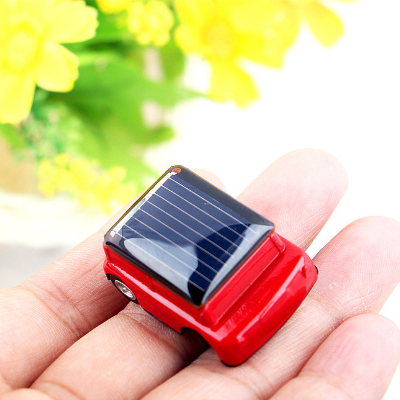 Tiktok Hot Selling Promotional Educational Solar Toys Solar Mini Jeep Small Toy Cars For Kids