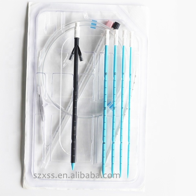 Pcnl Percutaneous Renal Dilation Nephrostomy Dilatation Catheter Kit