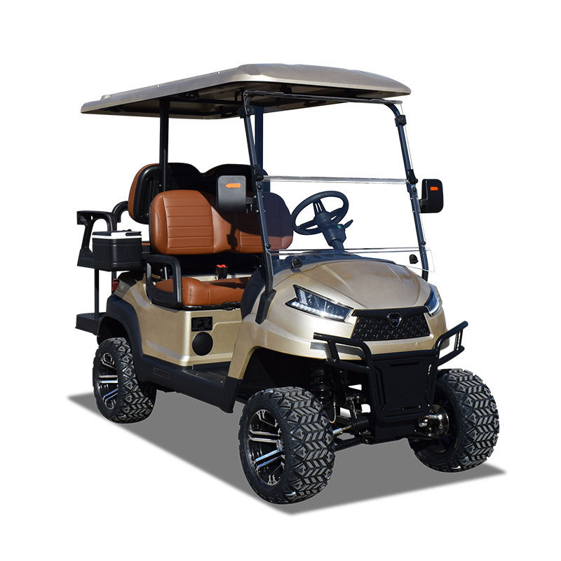 chinese golf cart New Arrival 4 seater golf push cart 6 seater lithium golf cart club car trailer