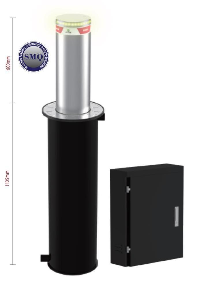 Nice price traffic control barrier stainless steel remote control hydraulic automatic bollard