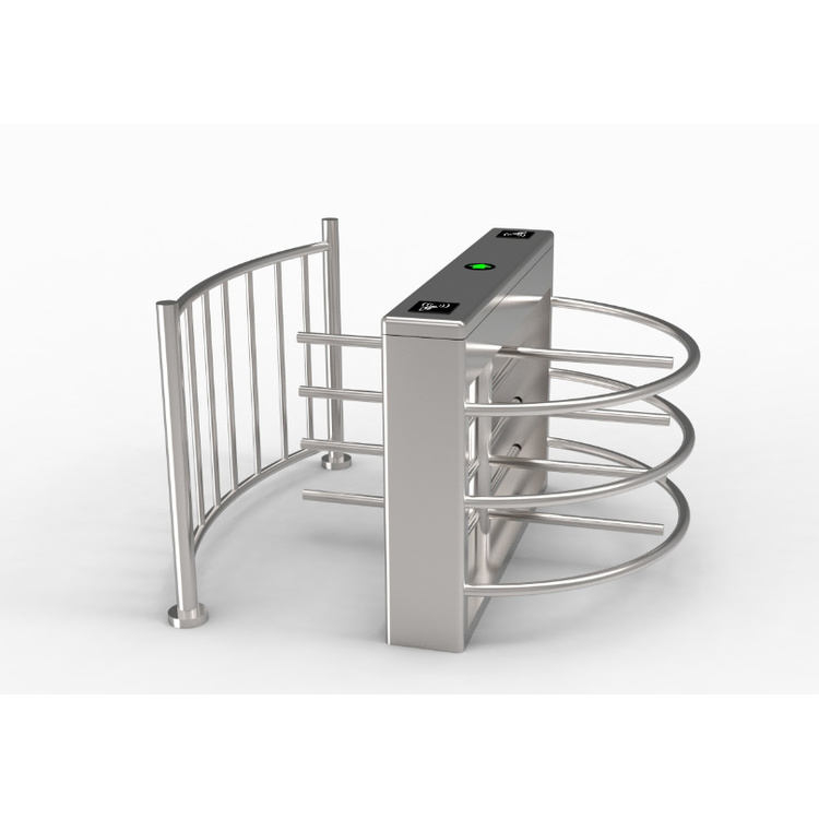 stainless steel Supermarket manual tripod turnstile, dual Core tripod turnstile mechanism