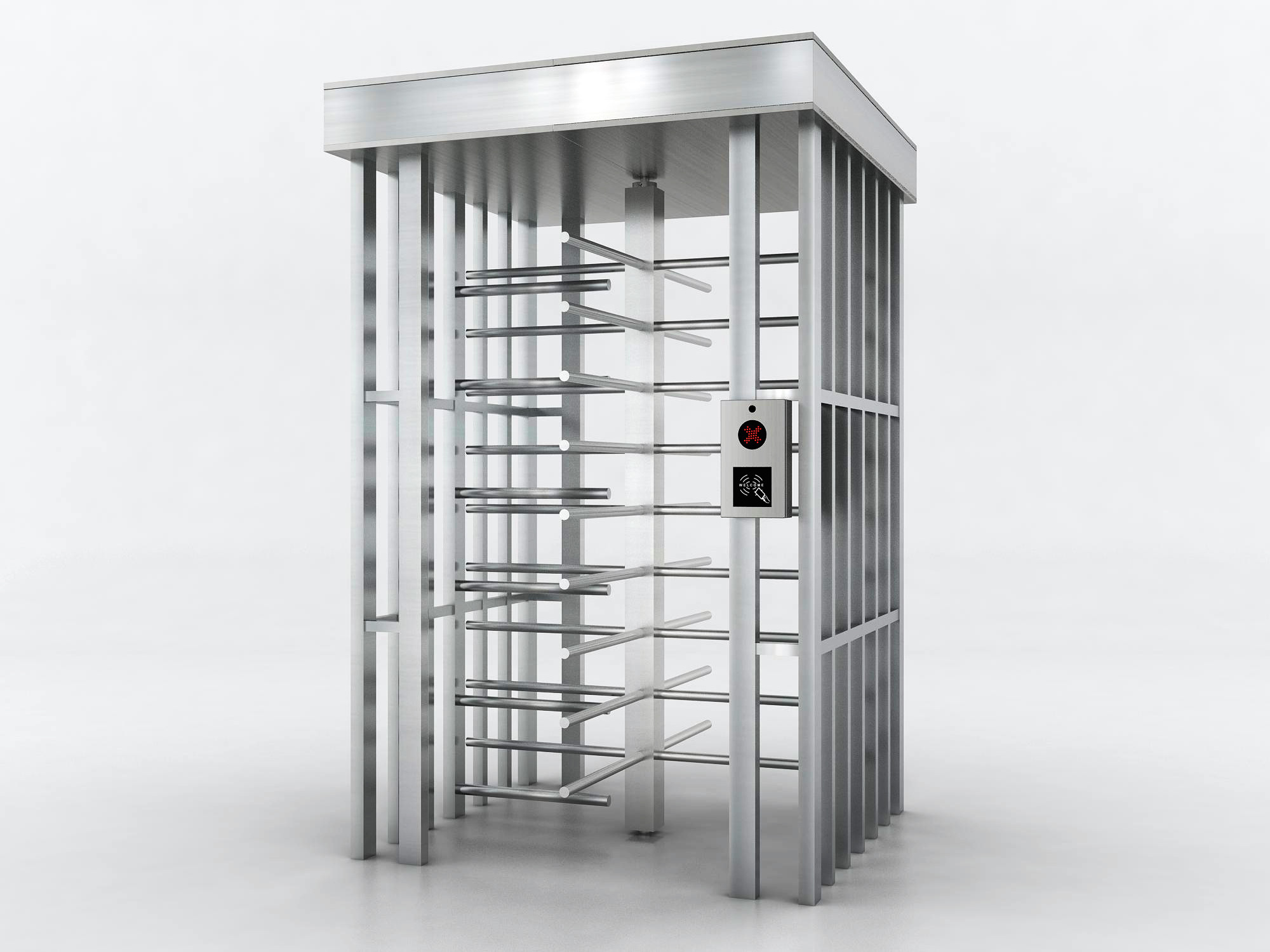 Outdoor Anti-Rust Stainless Steel Tourniquet Access Control Full Height Turnstile Gate for park