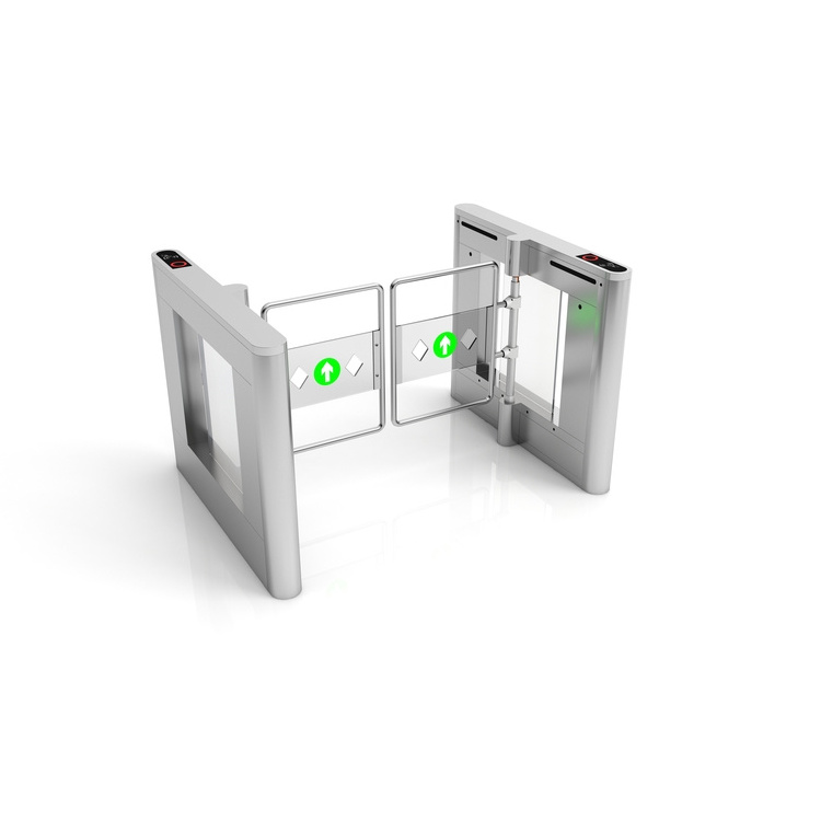 Door access control security gate smart card supermarket barrier automatic opening swing gate