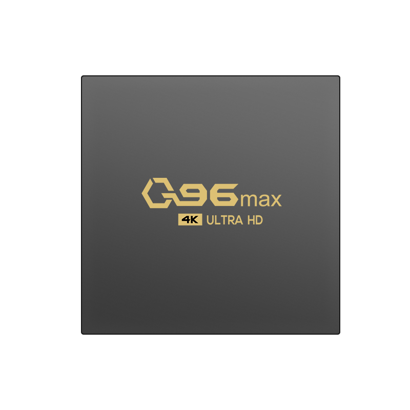 Explosive Q96 MAX 4K HD TV box LED display black set-top box memory can be upgraded set-top box