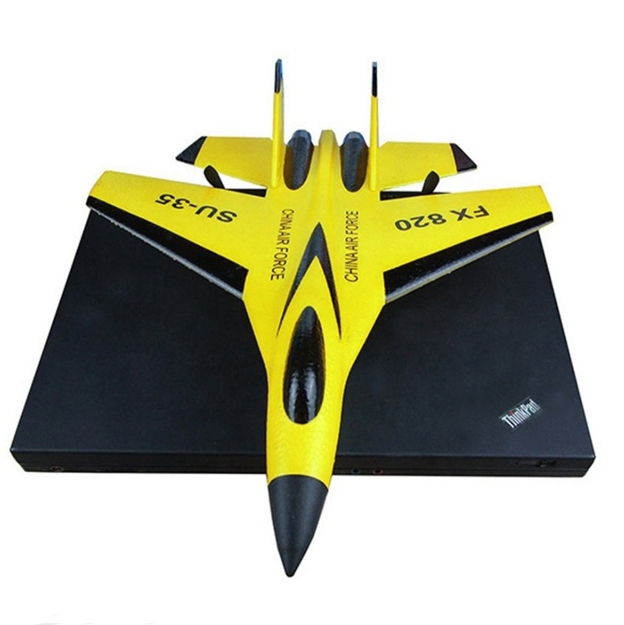 2020 Hot Selling FX820 Glider FX-820 SU-35 RC Airplane 2.4G 2CH Fixed Wing EPP Foam Outdoor Radio Control Toys Gift RTF