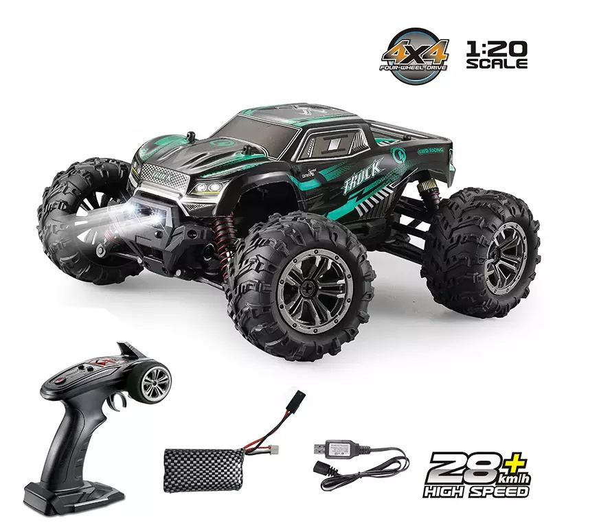 XUEREN Newset 9145 Monster Truck racing car remote 2.4G 4WD 1/20 High-Performance Anti-Skid Tire 28km/h High-Speed RC Car Toys