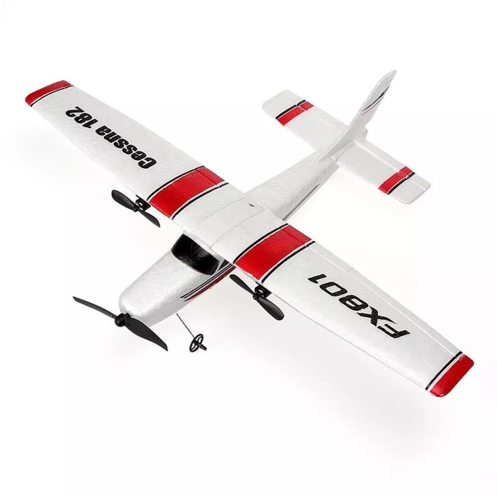 Newly FX801 FX-801 RC Airplane EPP Foam Glider Airplane Gyro 2.4G 2CH RTF Cessna 182 Wingspan Aircraft Funny Boys Airplanes toys