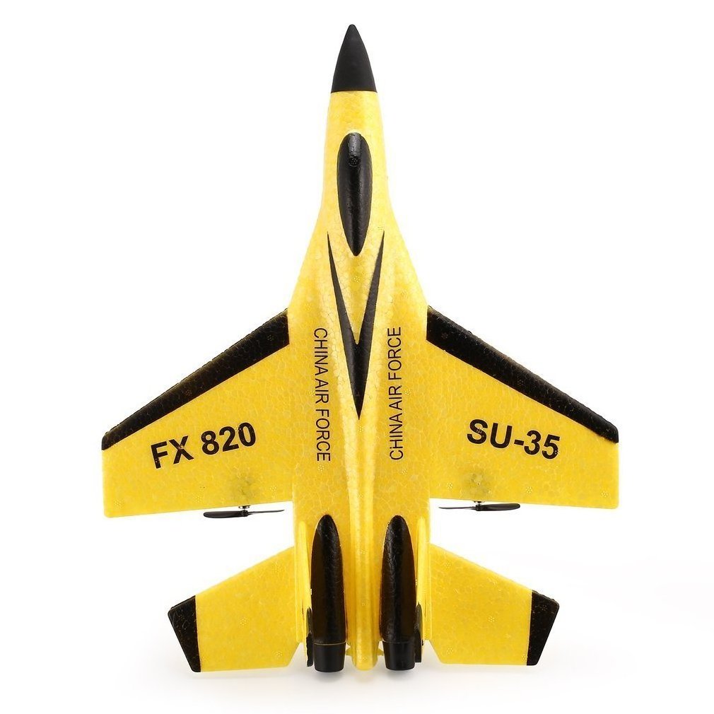 2020 Hot Selling FX820 Glider FX-820 SU-35 RC Airplane 2.4G 2CH Fixed Wing EPP Foam Outdoor Radio Control Toys Gift RTF