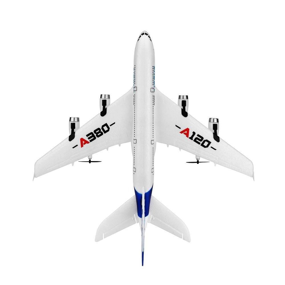 Newly XK Wltoys A120 Airbus A380 Model Remote Control Plane 2.4G 3CH EPP Fixed-Wing RC Airplane RTF RC Wingspan Toy hot selling