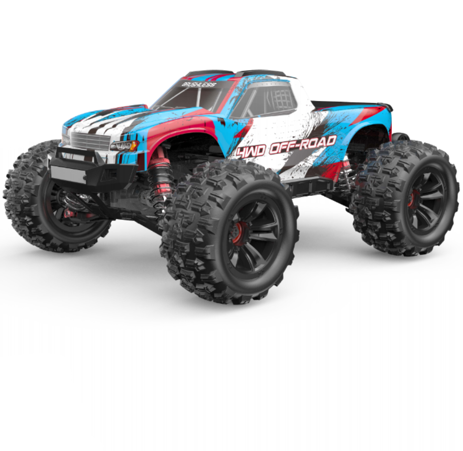 MJX Hyper Go 16208 Monster Truck 2.4G 1/16 Brushless RC Car Hobby Remote Control Vehicle 68KMH High-Speed Off-Road Truggy Cars