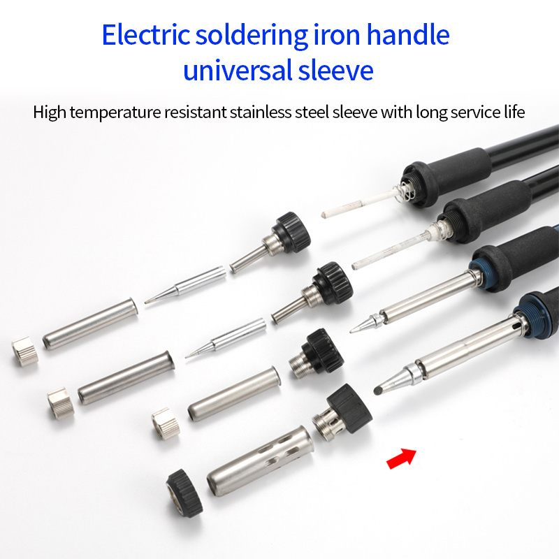 936 constant temperature welding stand 3-piece set of electric soldering iron with hole nut and sleeve head handle universal