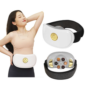 Factory Price Stone Needle Heated Abdominal Massage Belt Machine Electric Kneading Belly Waist Slimming Belt