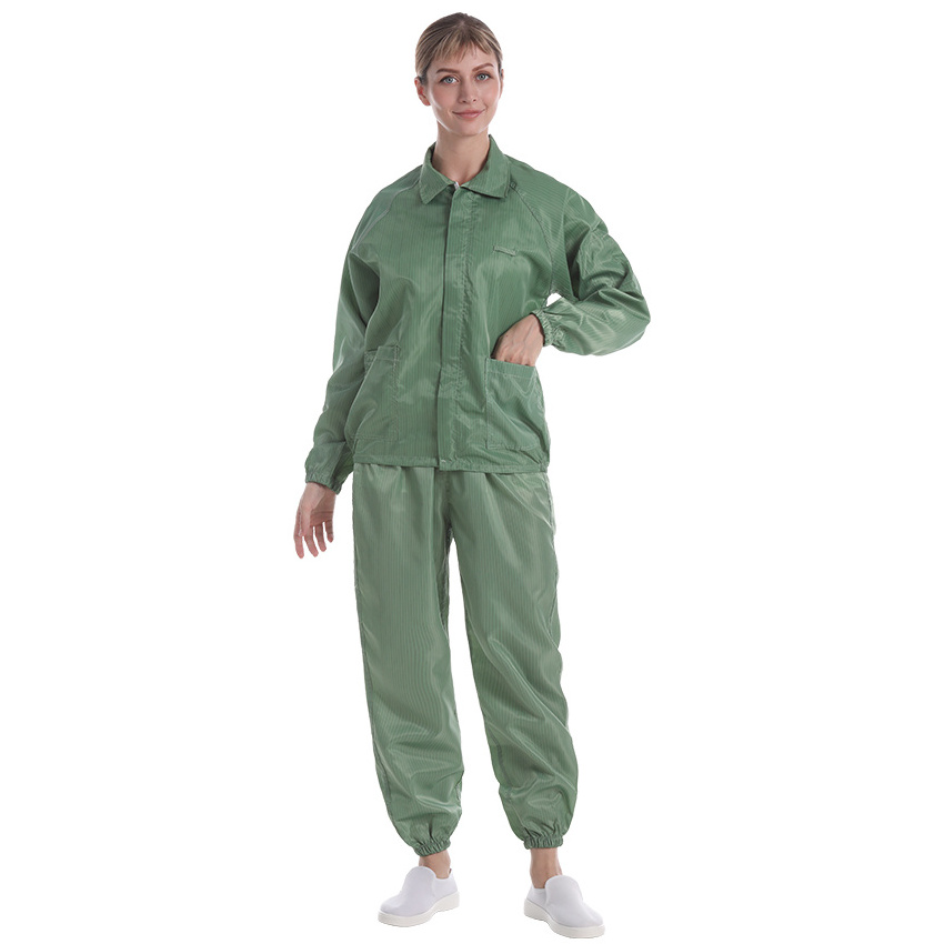 WK Antistatic Waterproof Workshop Uniform Dustproof Clothes Esd Clean Room Suit