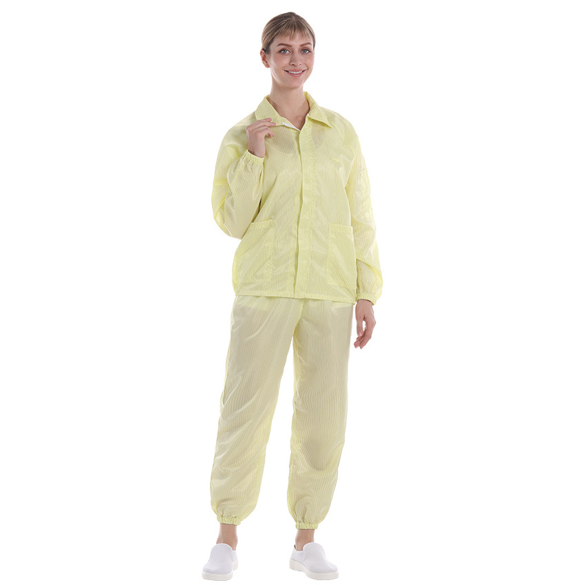 WK Antistatic Waterproof Workshop Uniform Dustproof Clothes Esd Clean Room Suit