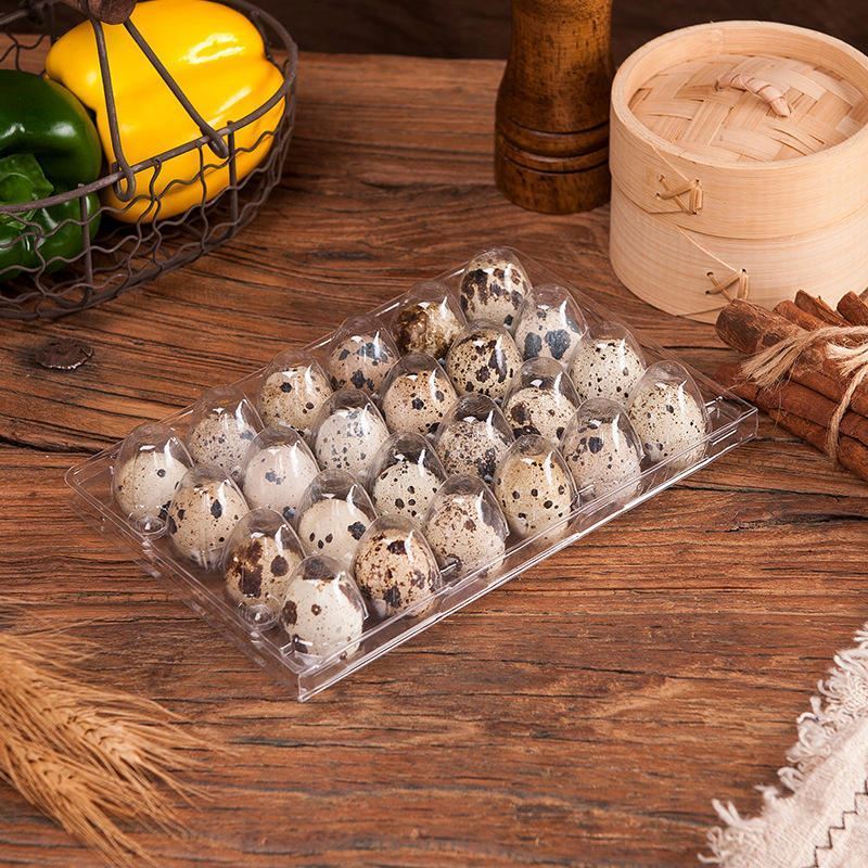 Factory Supplying Custom Size Transparent Recyclable Pet Plastic 9 Pcs Clamshell Duck Egg Tray