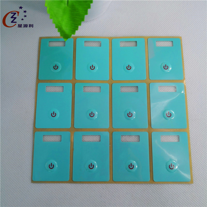 custom touch membrane button switches panels