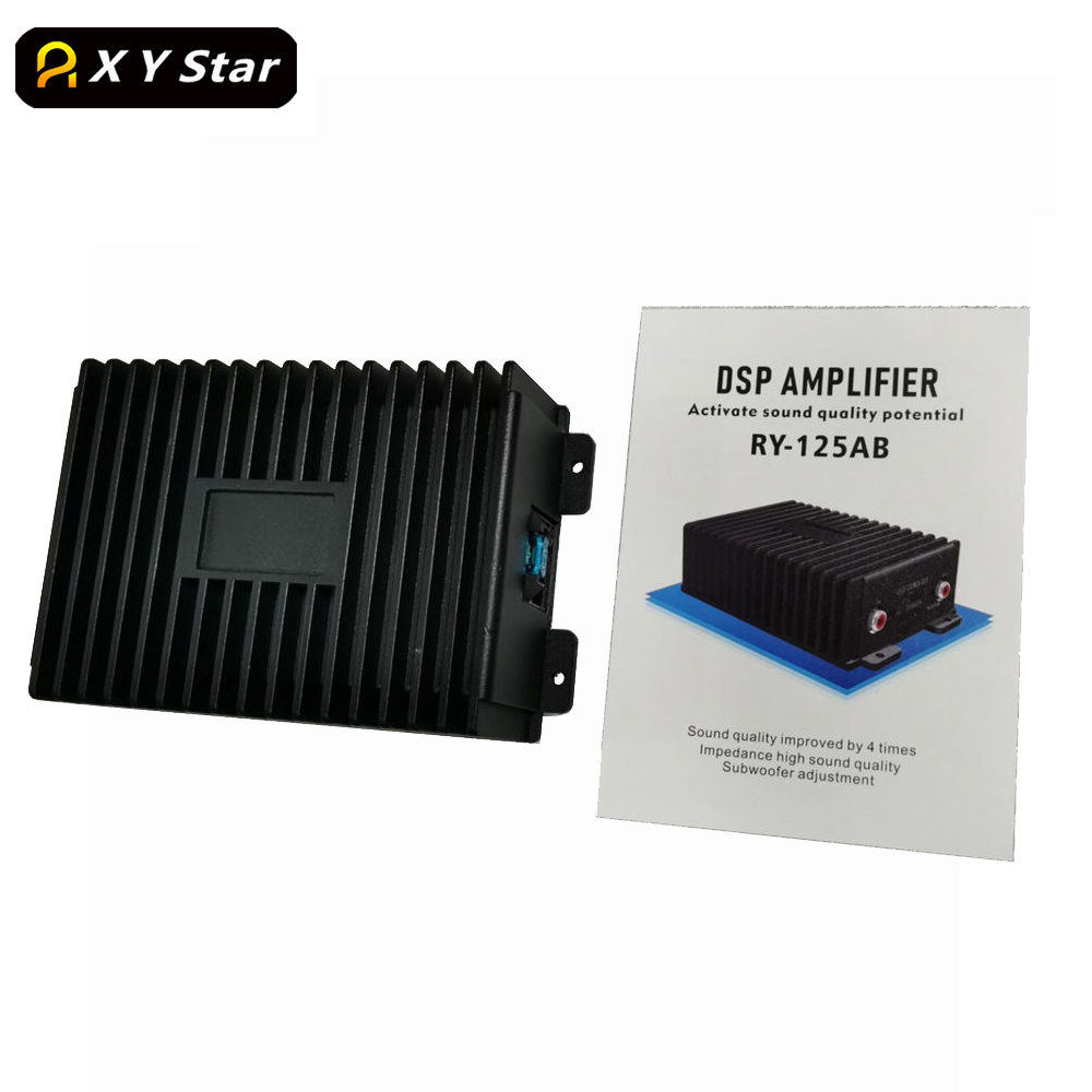 AB Class 12V Digital Equalizer Sound System Bass Woofer Subwoofer 7500W IC 4 Channel Speaker DSP Audio Car Amplifier