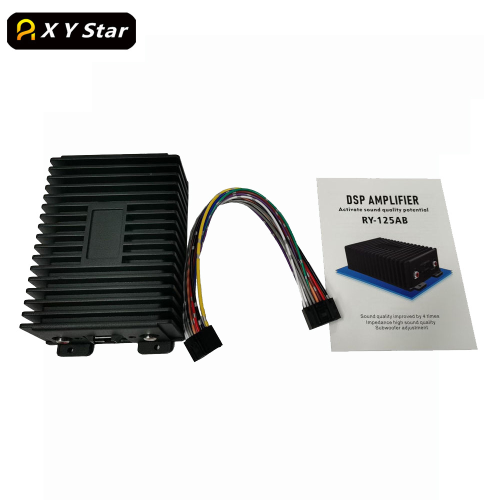 AB Class 12V Digital Equalizer Sound System Bass Woofer Subwoofer 7500W IC 4 Channel Speaker DSP Audio Car Amplifier